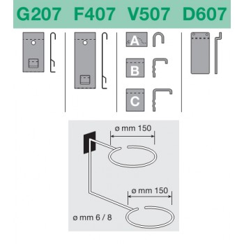 Suport minge G207-F407-V507-D607